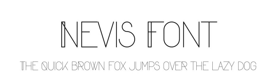 Nevis Font by vpcreativeshop — Display Font
