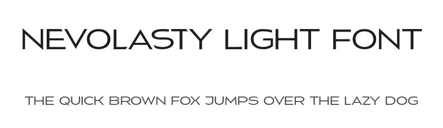 Nevolasty Light Font by glukfonts — Sans Serif Font