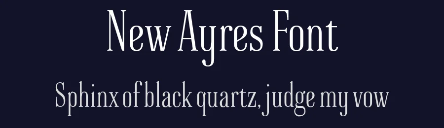 New Ayres Font by MaGo Fonts — Serif Font — thumbnail 2