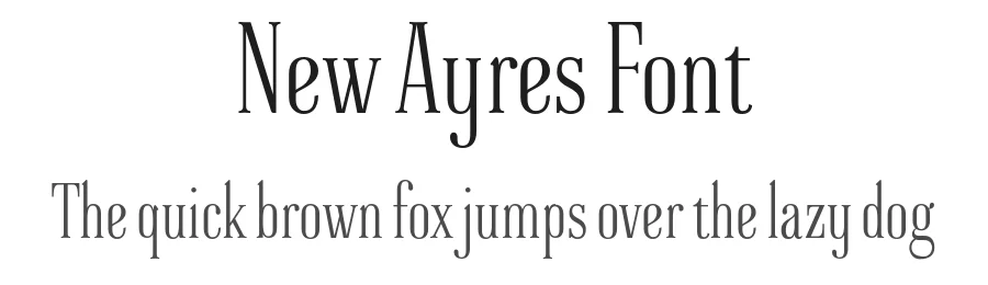 New Ayres Font by MaGo Fonts — Serif Font