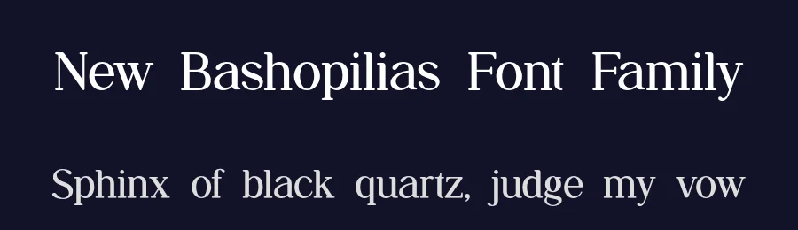 New Bashopilias Font Family by UICreative — Serif Font — thumbnail 2