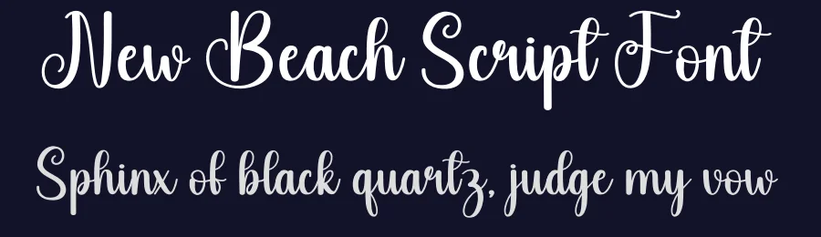 New Beach Script Font by creativeletter — Script Handwritten Font — thumbnail 2