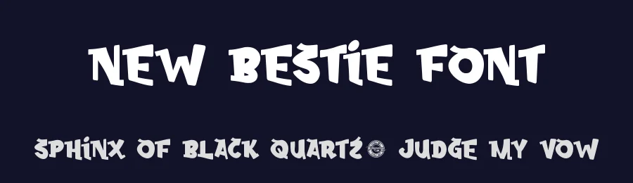 New Bestie Font by CalligraphyFonts.net — Display Font — thumbnail 2