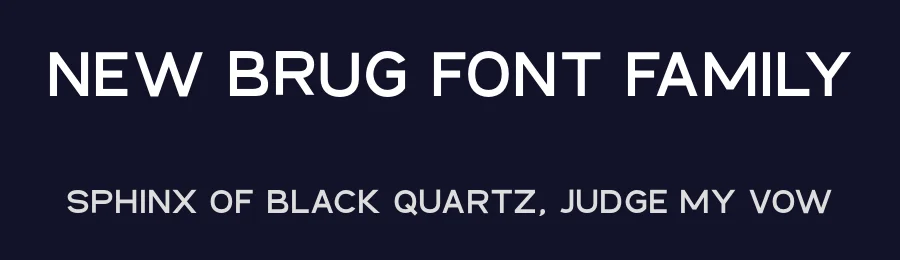 New Brug Font Family by pustudio — Sans Serif Font — thumbnail 2