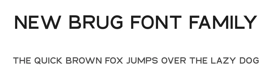 New Brug Font Family by pustudio — Sans Serif Font