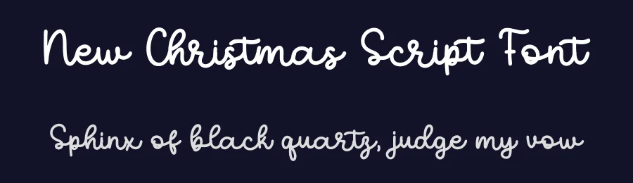 New Christmas Script Font by Beary Type Studio — Script Handwritten Font — thumbnail 2