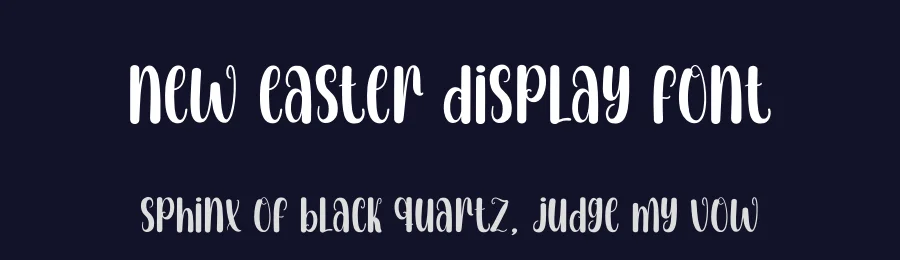 New Easter Display Font by andikastudio — Display Font — thumbnail 2