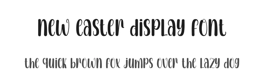 New Easter Display Font by andikastudio — Display Font