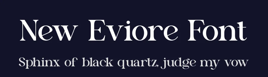 New Eviore Font by ErmediaStudio — Serif Font — thumbnail 2