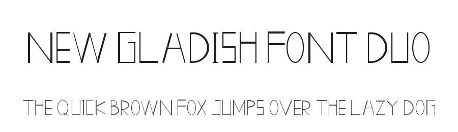 New Gladish Font Duo by edricstudio — Script Handwritten Font