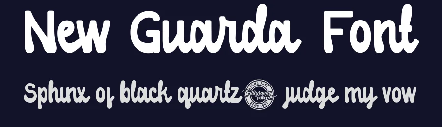 New Guarda Font by CalligraphyFonts.net — Script Handwritten Font — thumbnail 2