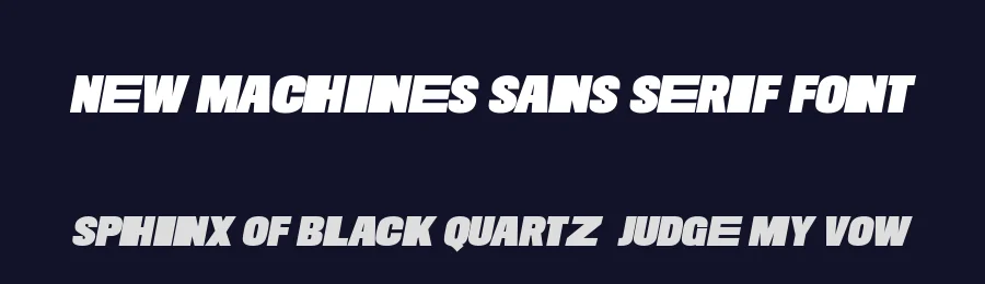 New Machines Sans Serif Font by The Branded Quotes — Display Font — thumbnail 2