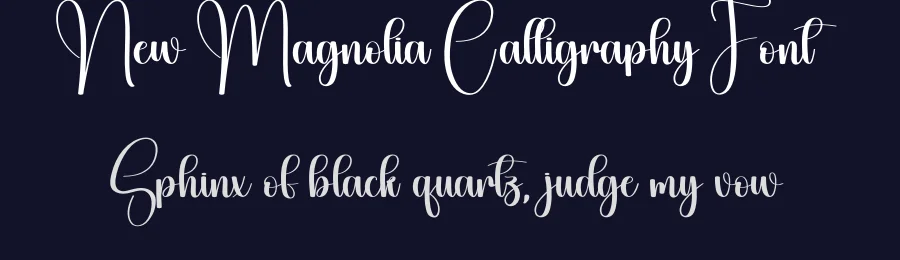 New Magnolia Calligraphy Font by creativeletter — Script Handwritten Font — thumbnail 2