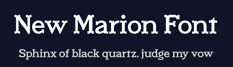 New Marion Font by Storytype — Slab Serif Font — thumbnail 2