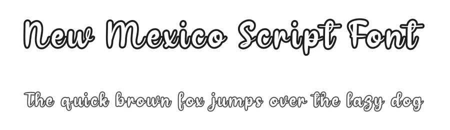 New Mexico Script Font by andikastudio — Script Handwritten Font