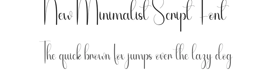 New Minimalist Script Font by andikastudio — Script Handwritten Font