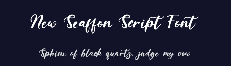 New Seaffon Script Font by fontkong — Script Handwritten Font — thumbnail 2