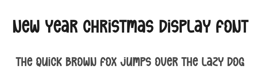 New Year Christmas Display Font by andikastudio — Display Font