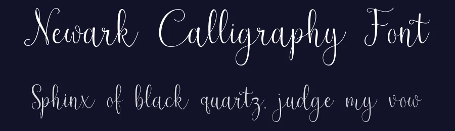 Newark Calligraphy Font by sizimon — Script Handwritten Font — thumbnail 2
