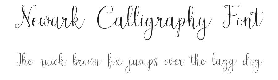 Newark Calligraphy Font by sizimon — Script Handwritten Font