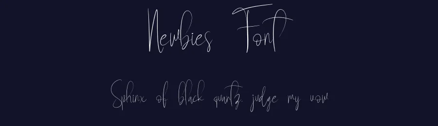 Newbies Font by fahmistudio99 — Script Handwritten Font — thumbnail 2