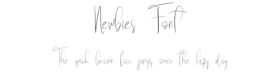 Newbies Font by fahmistudio99 — Script Handwritten Font