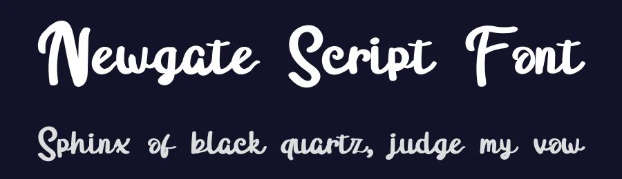 Newgate Script Font by twinletter — Script Handwritten Font — thumbnail 2