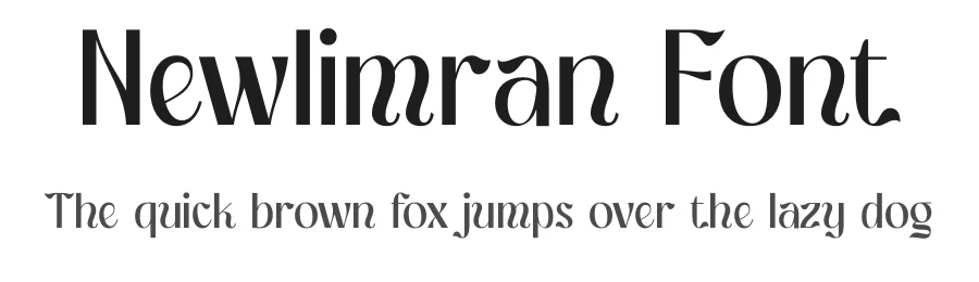 Newlimran Font by Storytype — Sans Serif Font
