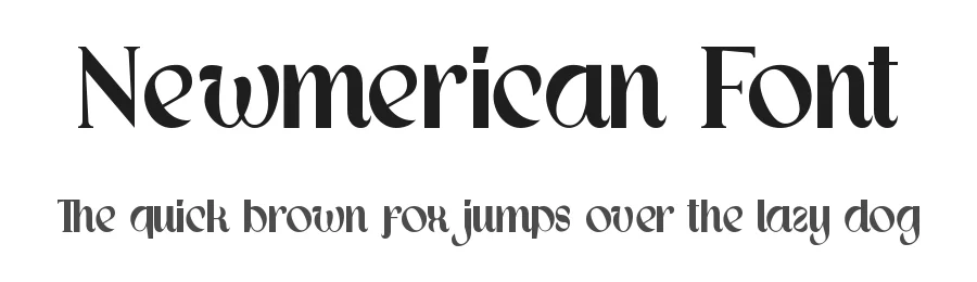 Newmerican Font by noahtype — Display Font