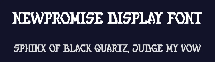 Newpromise Display Font by Dhabee — Display Font — thumbnail 2