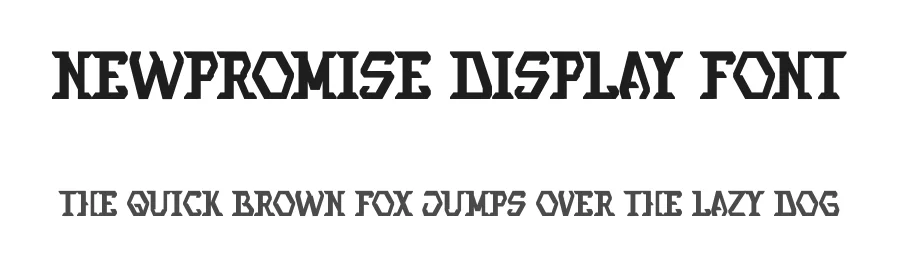 Newpromise Display Font by Dhabee — Display Font