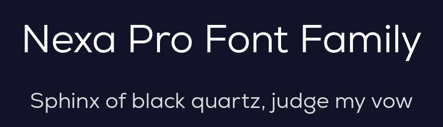 Nexa Pro Font Family by Fontfabric — Sans Serif Font — thumbnail 2