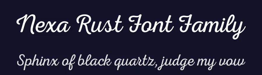 Nexa Rust Font Family by Font Fabric — Decorative Font — thumbnail 2