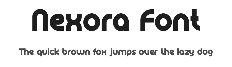 Nexora Font by Pinisiart — Sans Serif Font