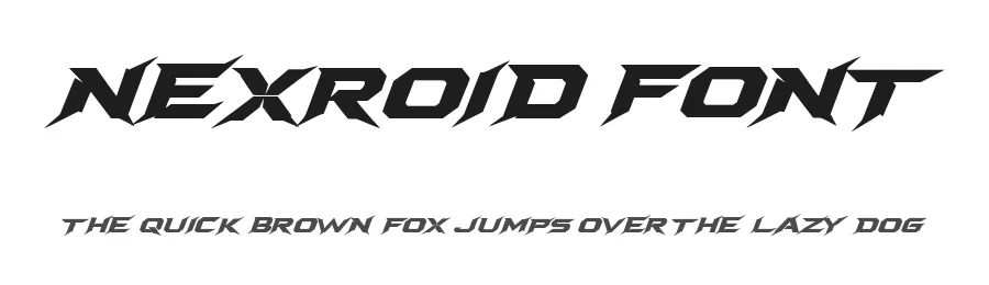 NEXROID Font by Cikareotype Studio — Display Font