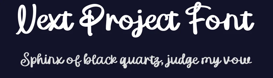 Next Project Font by vaiminit — Script Handwritten Font — thumbnail 2