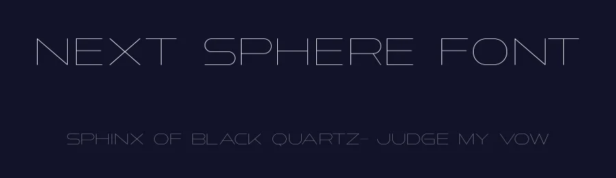Next Sphere Font by andika fez — Sans Serif Font — thumbnail 2