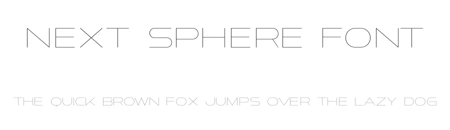 Next Sphere Font by andika fez — Sans Serif Font