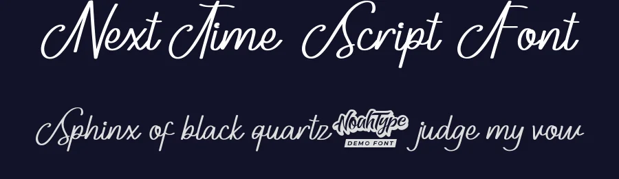 Next Time Script Font by noahtype — Script Handwritten Font — thumbnail 2