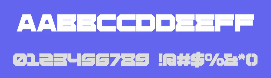 Nexus – Futuristic Display Font by Pian45 — Display Font — thumbnail 3