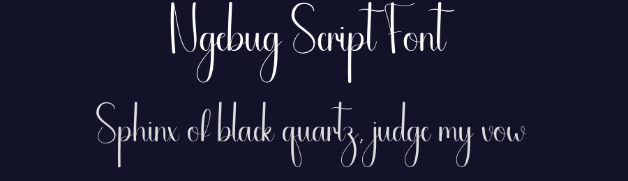 Ngebug Script Font by andikastudio — Script Handwritten Font — thumbnail 2
