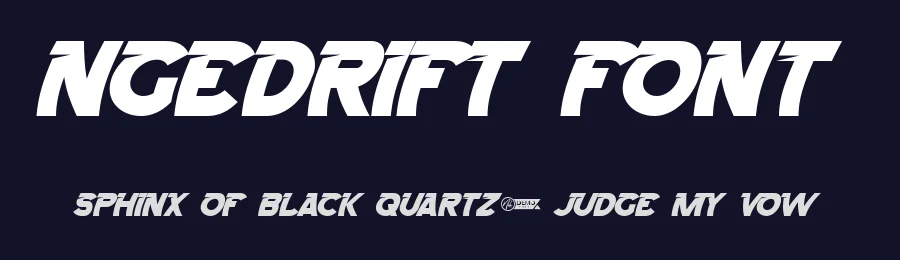 Ngedrift Font by nihstudio — Sans Serif Font — thumbnail 2