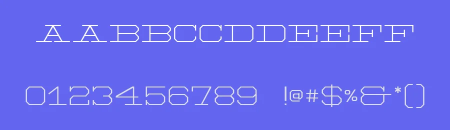 NH Rail Slab Typeface by Von Type Co — Slab Serif Font — thumbnail 3