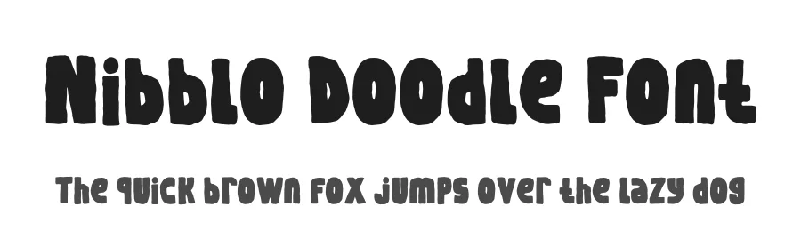 Nibblo Doodle Font by PutraCetol Studio — Display Font