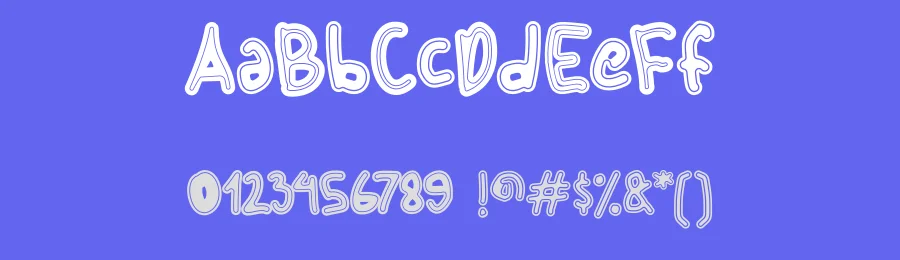 Niblora Playful Display Font by Mei Suseno — Decorative Font — thumbnail 3