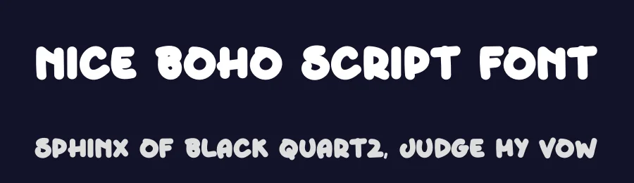 Nice Boho Script Font by andikastudio — Display Font — thumbnail 2