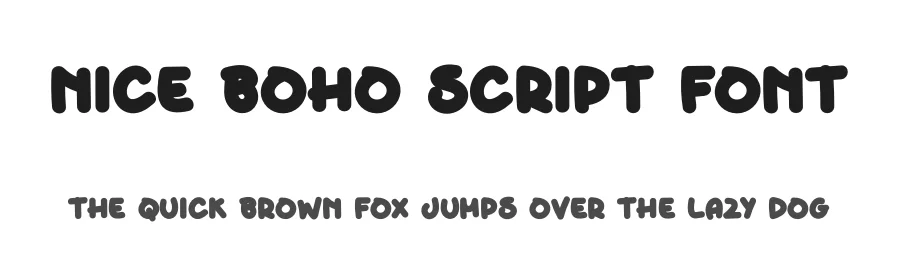 Nice Boho Script Font by andikastudio — Display Font