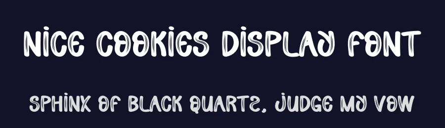 Nice Cookies Display Font by creativeletter — Display Font — thumbnail 2