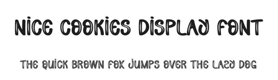 Nice Cookies Display Font by creativeletter — Display Font
