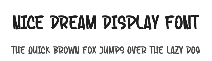 Nice Dream Display Font by creativeletter — Display Font